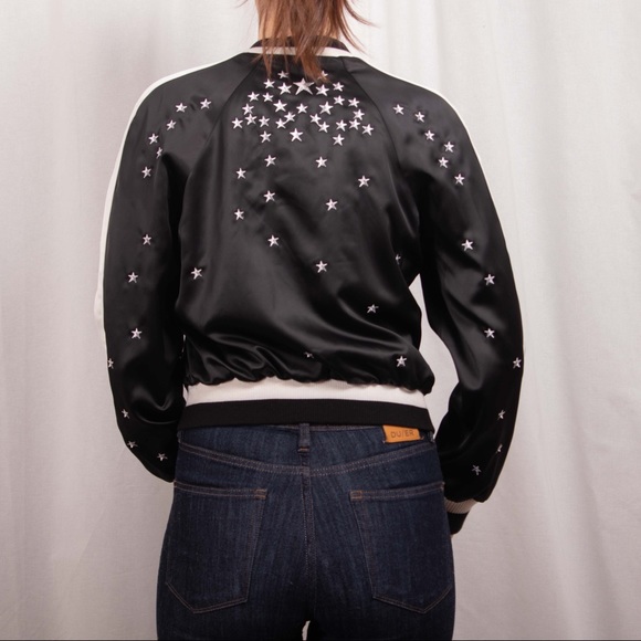 Bebe Black and White Reversible Jacket - Picture 6 of 12